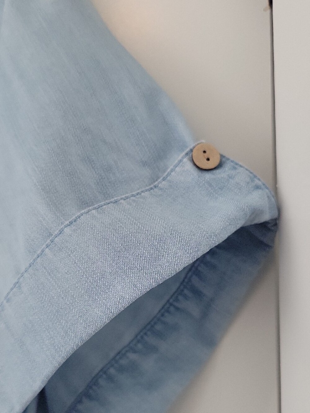 J. Jill Denim Light Blue Casual Tencel Midi Dress with Pockets - Picture 7 of 12